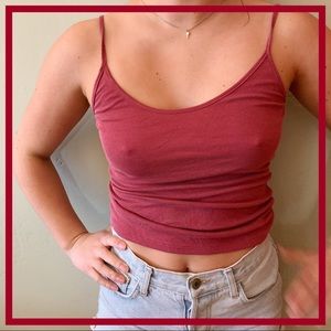 ZARA Ribbed Cami Tank